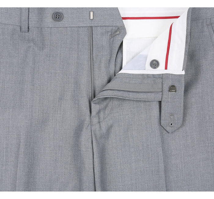 Classic Two Button Light Grey Suit for Men