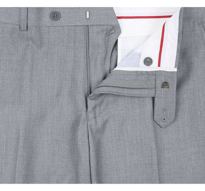 Light Grey Two Button Extra Long Men’s Suit