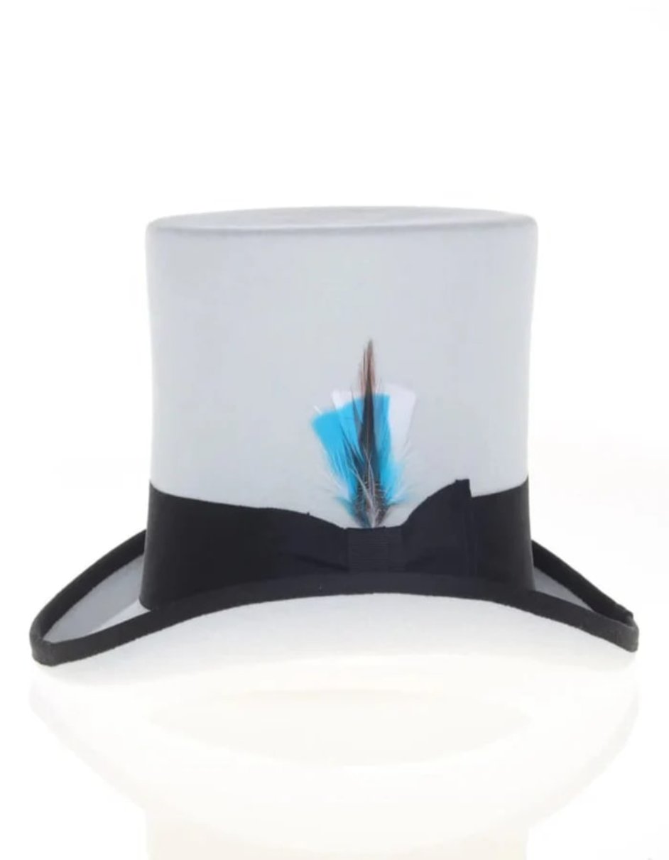 Victorian Steampunk Dress Hat - Loden Felt