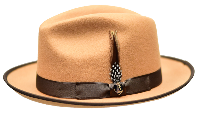 Hi Boi Wool Felt Fedora by Bruno Capelo