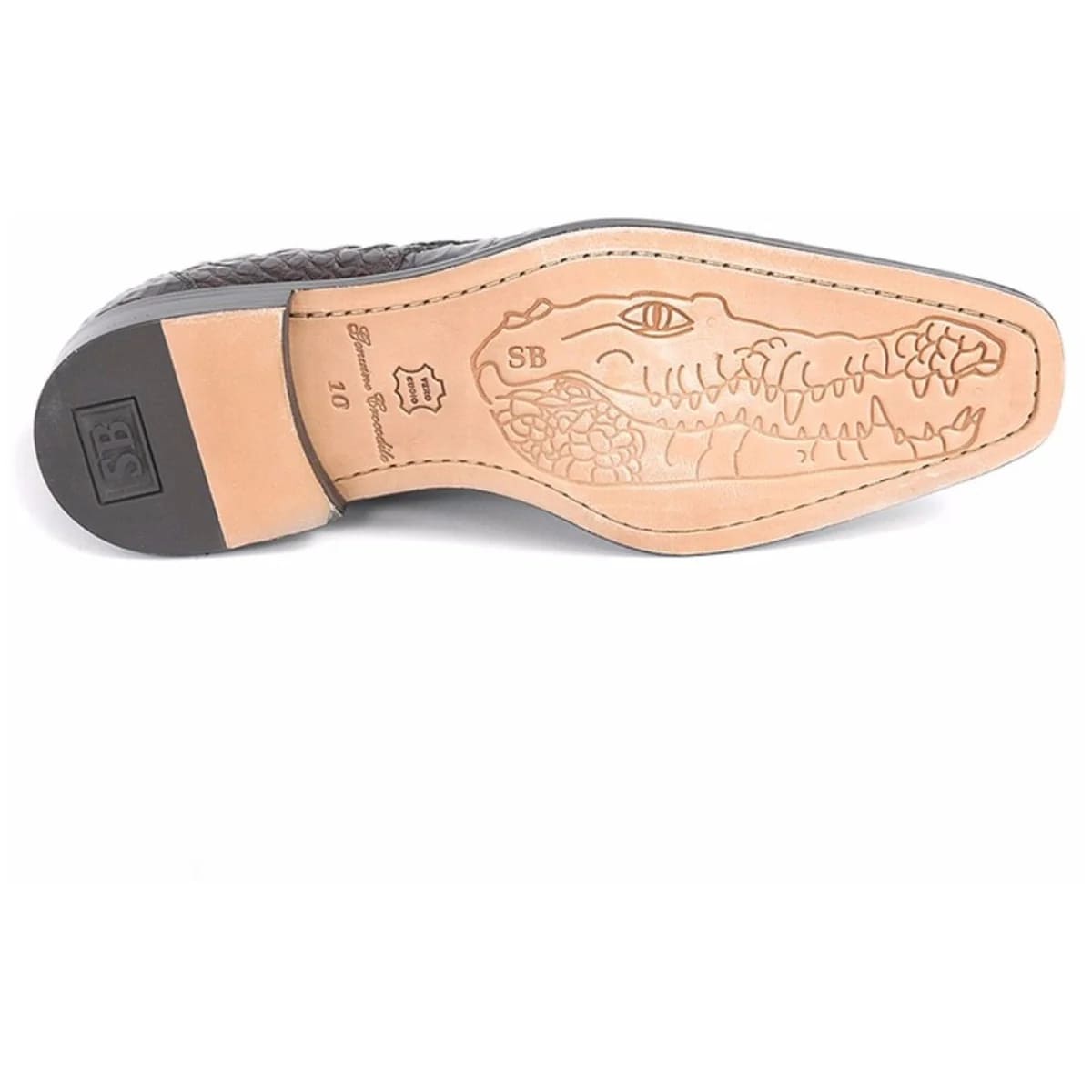 Belvedere Chapo Crocodile Hornback Oxfords