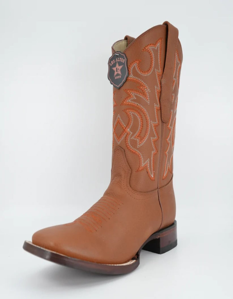 Los Altos Grisly Honey Wide Square Toe Boot