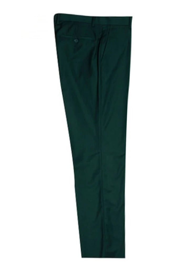 Stacy Adams Hunter Green Vested Suit - 2 Button