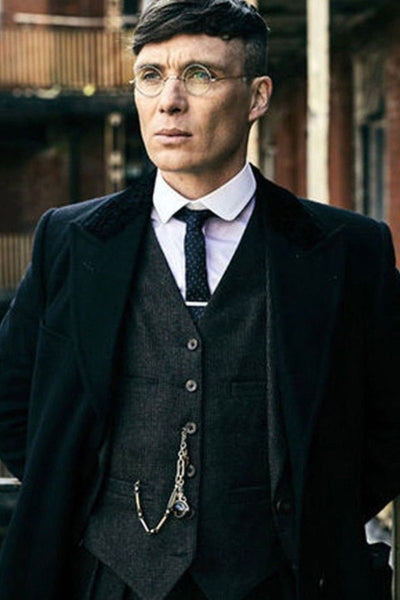 Peaky Blinders Thomas Shelby Black Suit & Overcoat