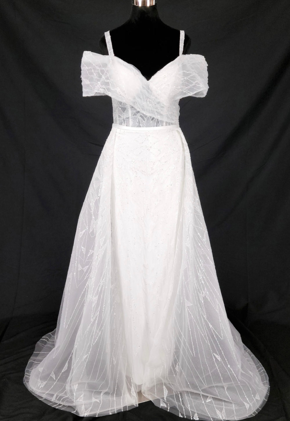 Chicas 17990 Glitter Evening A-Line Sweetheart Floor-Length Shimmer Satin Dress