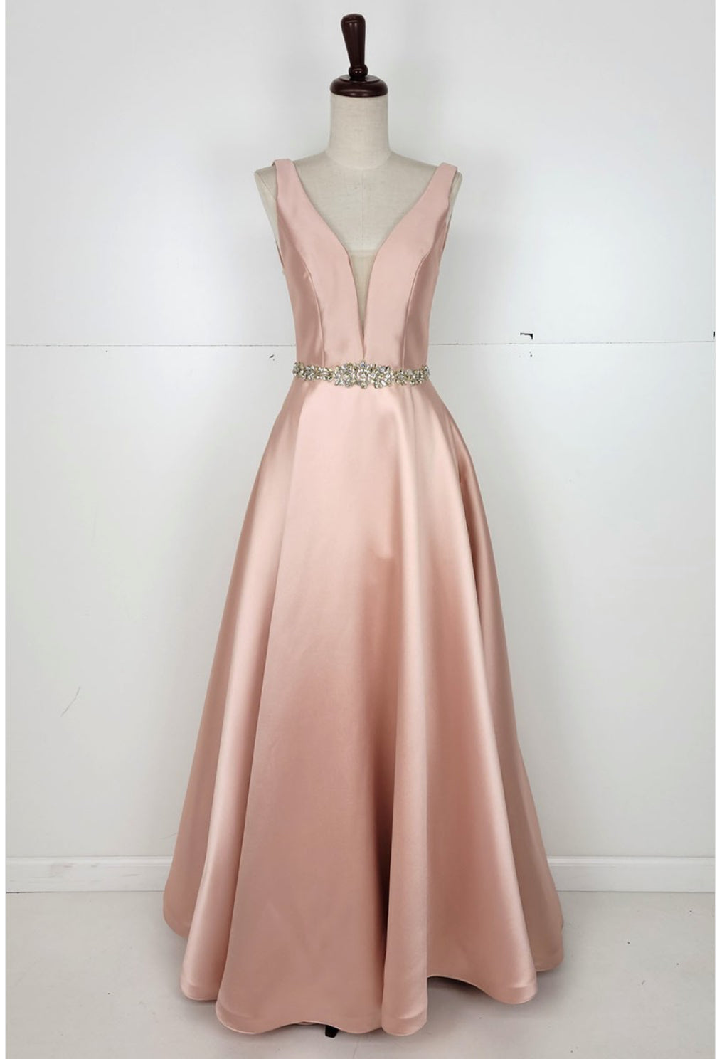 Chicas CC3021 Long Floor-Length Formal Style Taffeta Dress