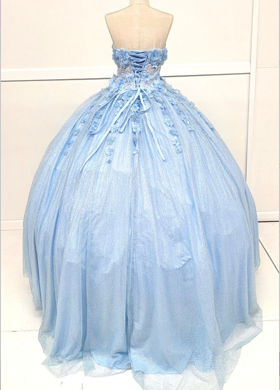 Chicas HF3044 Romantic Printed Royal BallDress Sweetheart Floral Tulle Dress