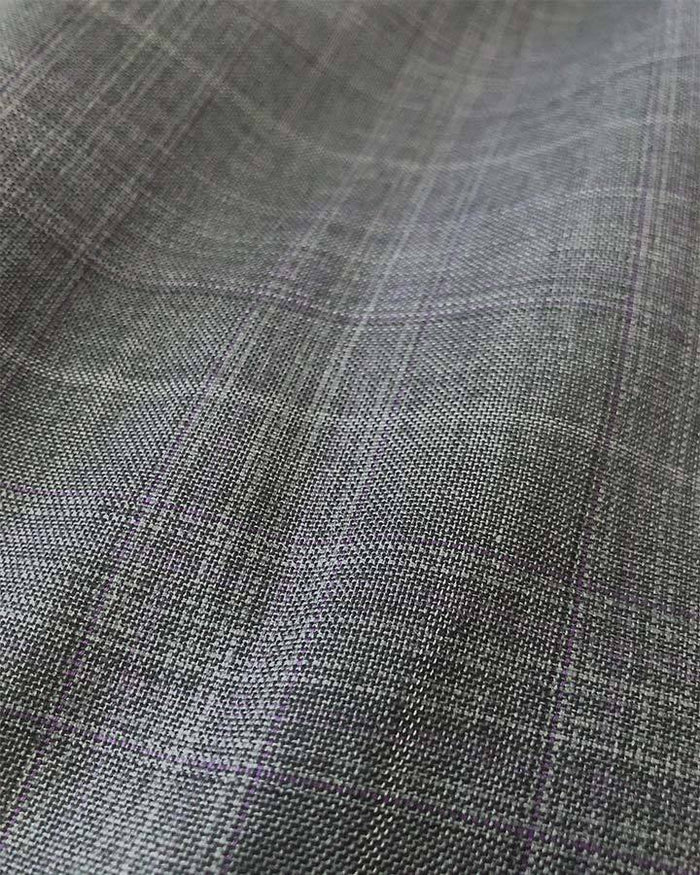 Men's Glen Plaid 2 Piece Suit by Pompey Collection