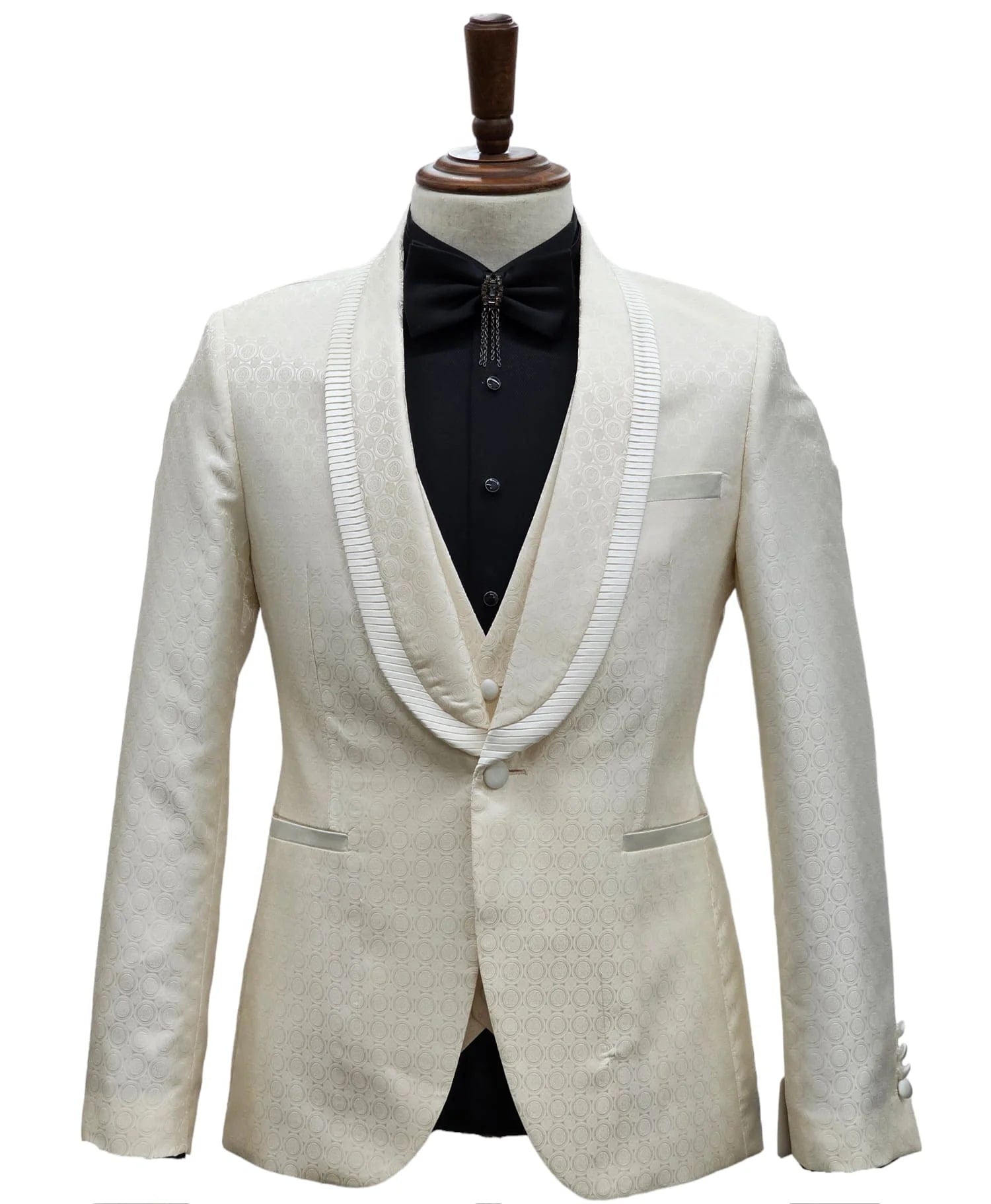 Ivory Cream Shawl Lapel Tuxedo