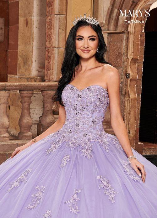 Off Shoulder Beaded Embroidery Appliqué Tulle Ball Gown with Bolero by Rachel Allan MQ1080