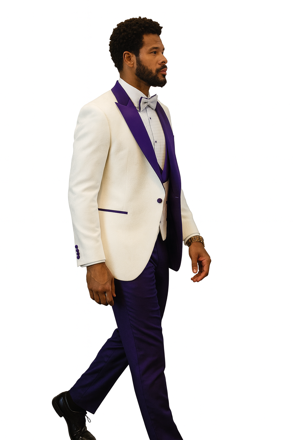 Hilton Paisley Peak Lapel Tuxedo Set
