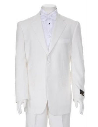 Charming Ivory Men's Two Button Tuxedo