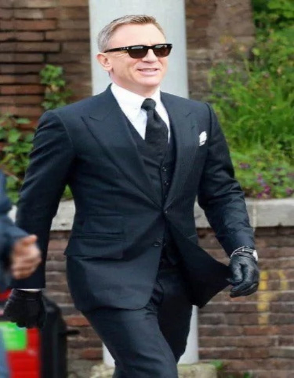 James Bond Two Button Suit Costume