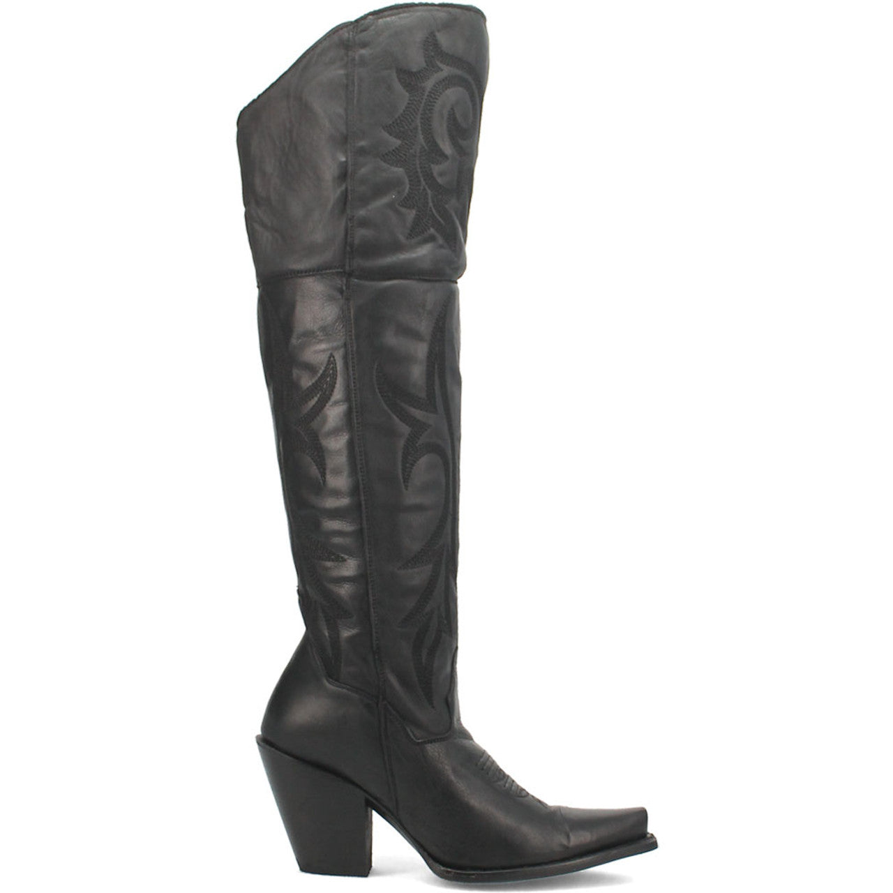 Dan Post Jilted Black Over-the-Knee Boot