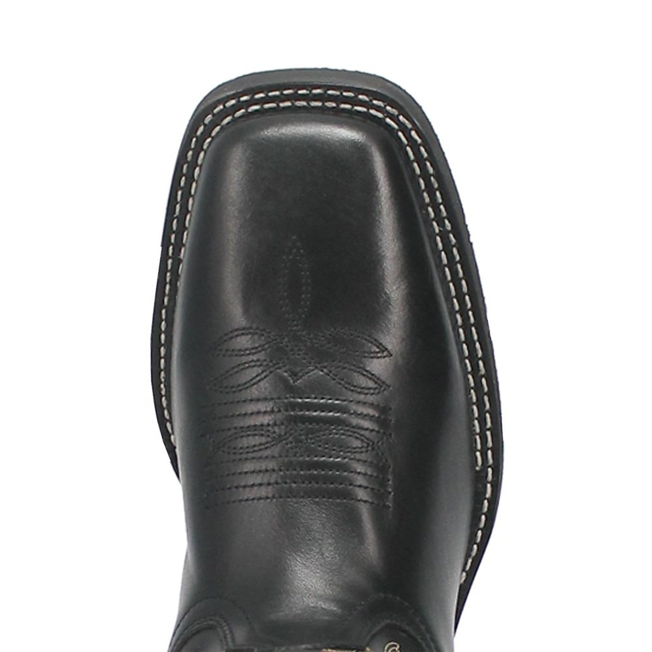 Laredo Kane Black Leather Square Toe Boots Men