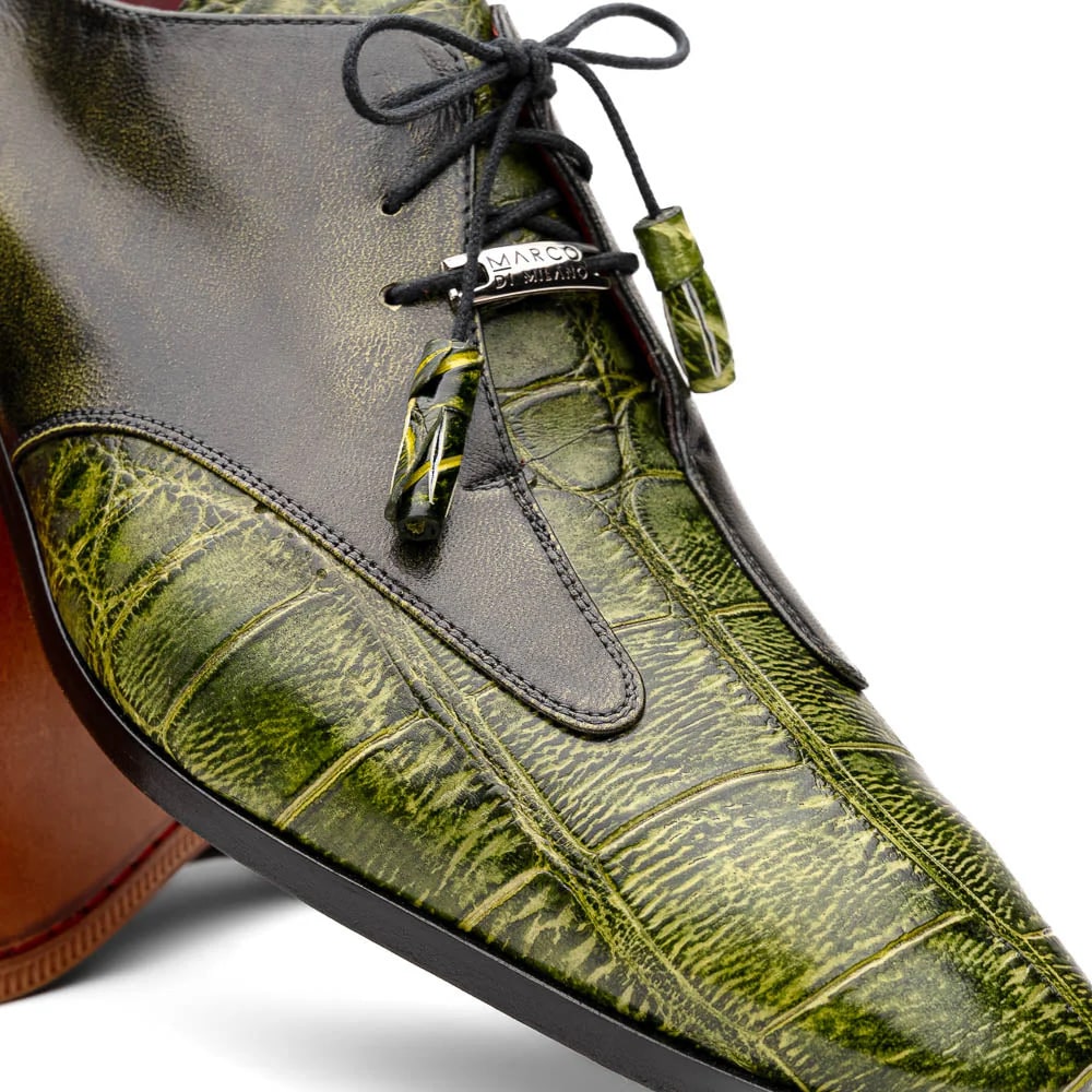 Anzio Alligator & Calfskin Oxfords by Marco Di Milano