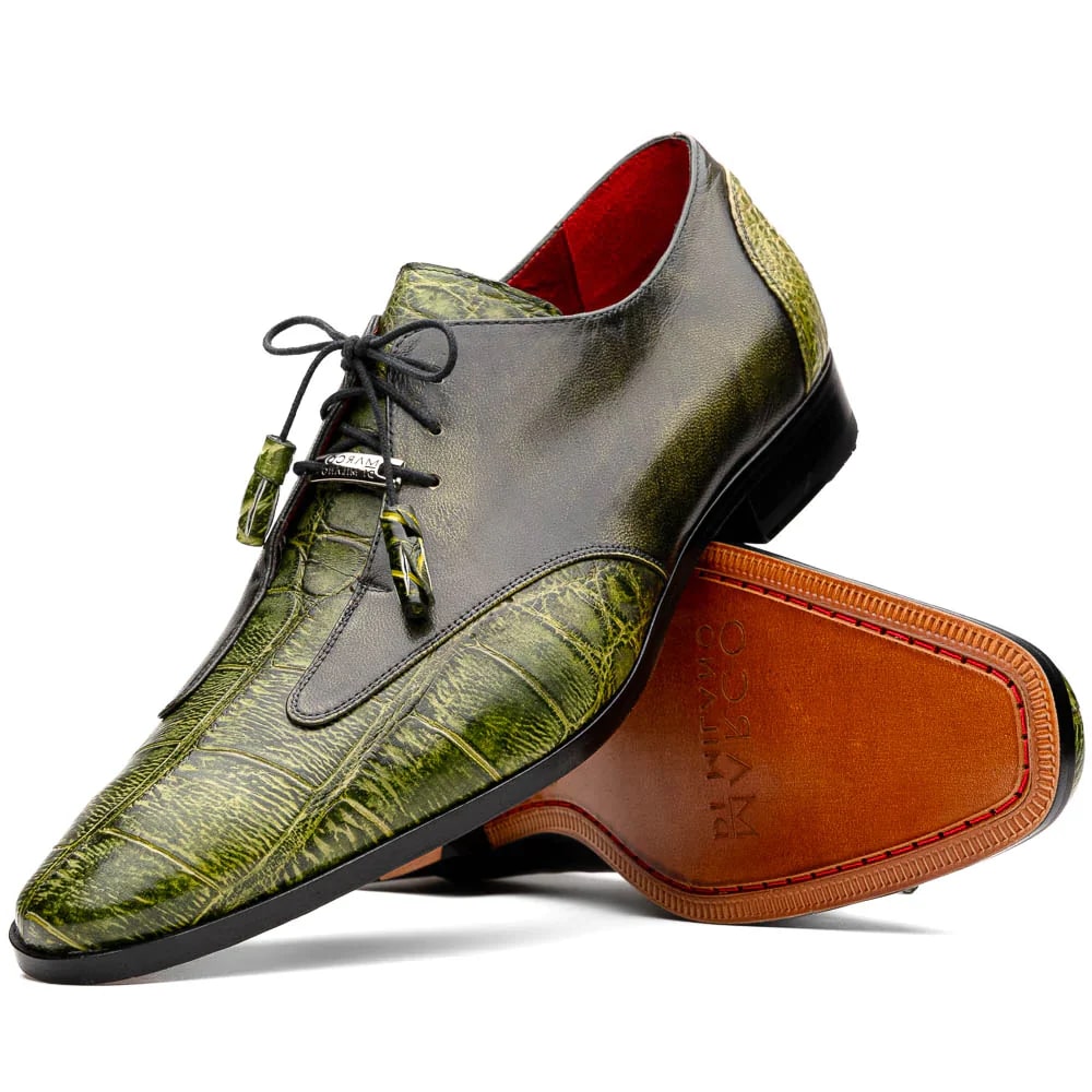Anzio Alligator & Calfskin Oxfords by Marco Di Milano