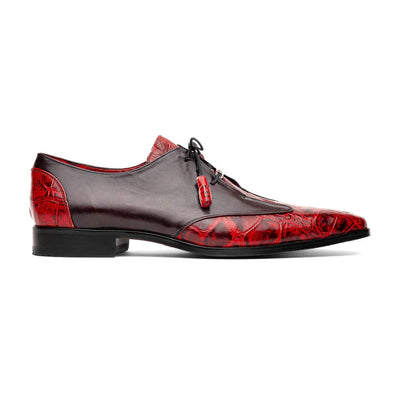 Marco Di Milano Anzio Alligator & Calfskin Oxfords