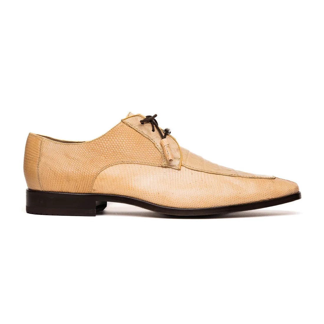 Marco Di Milano Beige Orix Lizard & Caiman Oxfords