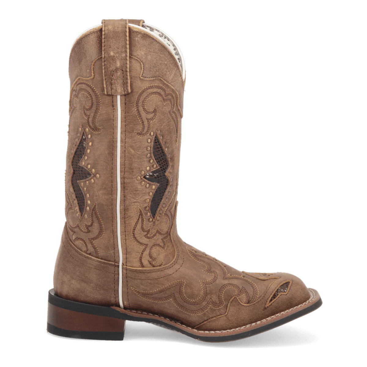 Laredo Women's Spellbound Boot - Tan Leather Detail