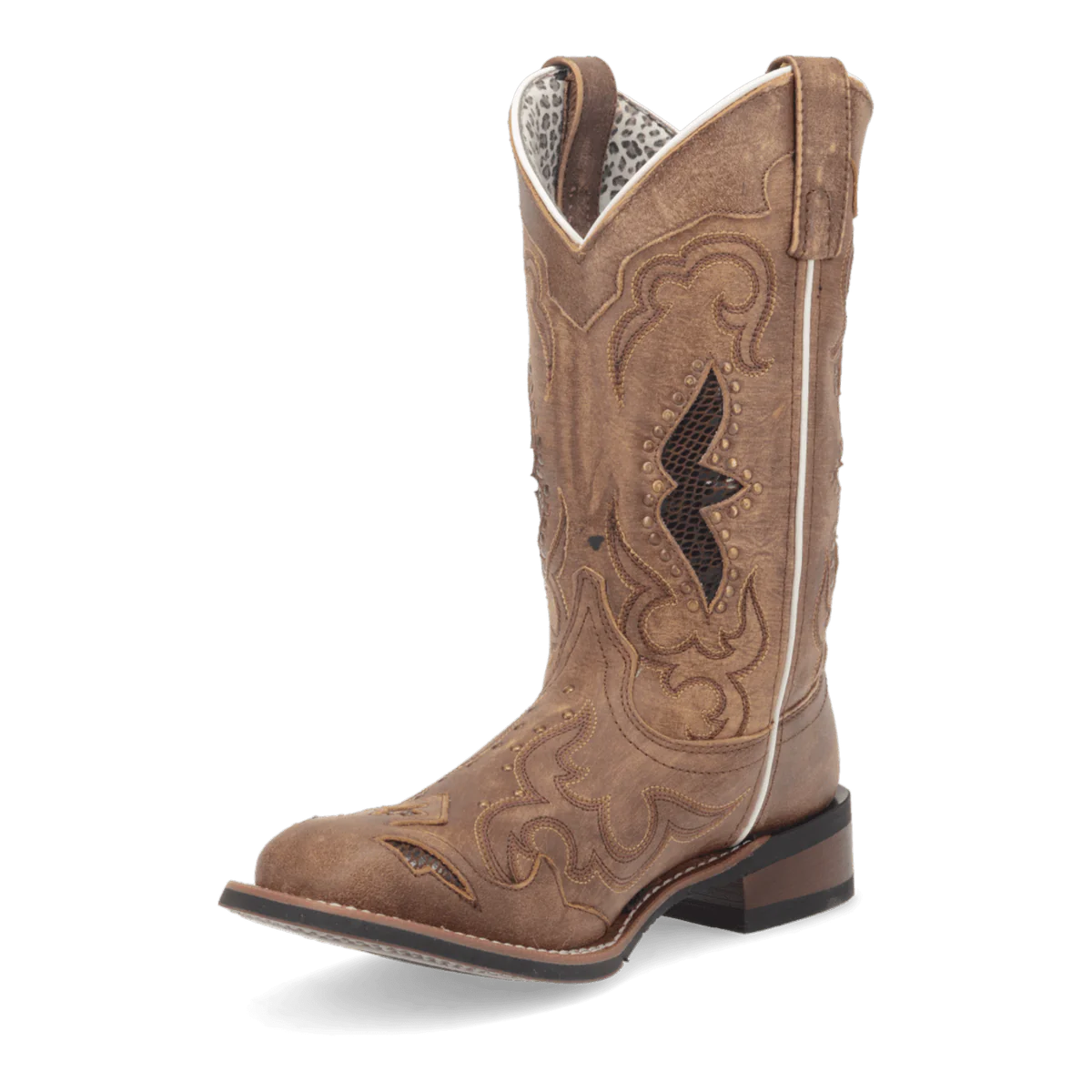 Laredo Women's Spellbound Boot - Tan Leather Detail