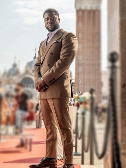 Lift 2026 Kevin Hart Brown Suit