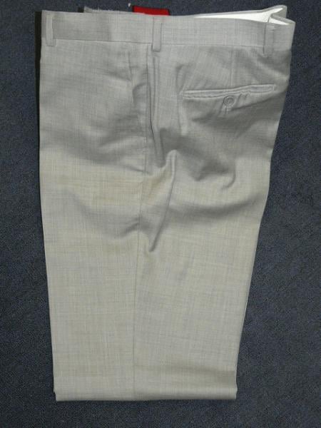 09 light gray , SUPER 140'S Solid ~ plain FRONT PANTS - Cheap Priced Dress Slacks For Men On Sale