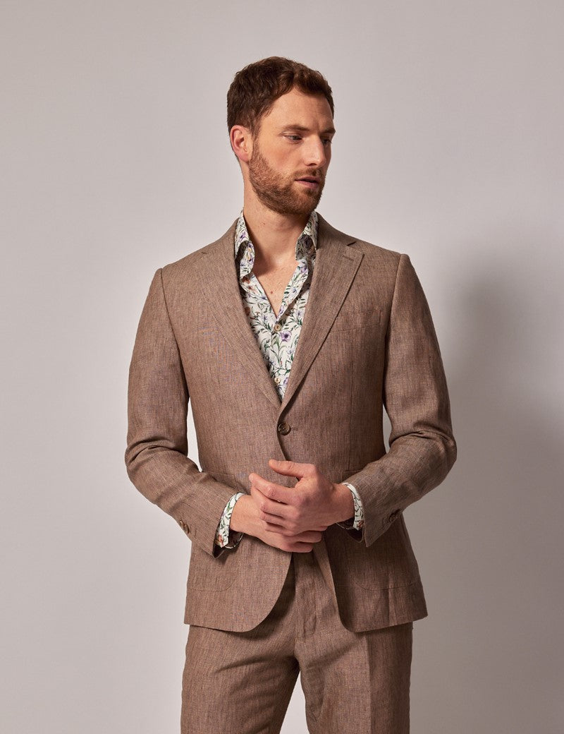 Mens Linen Suit for Beach Weddings