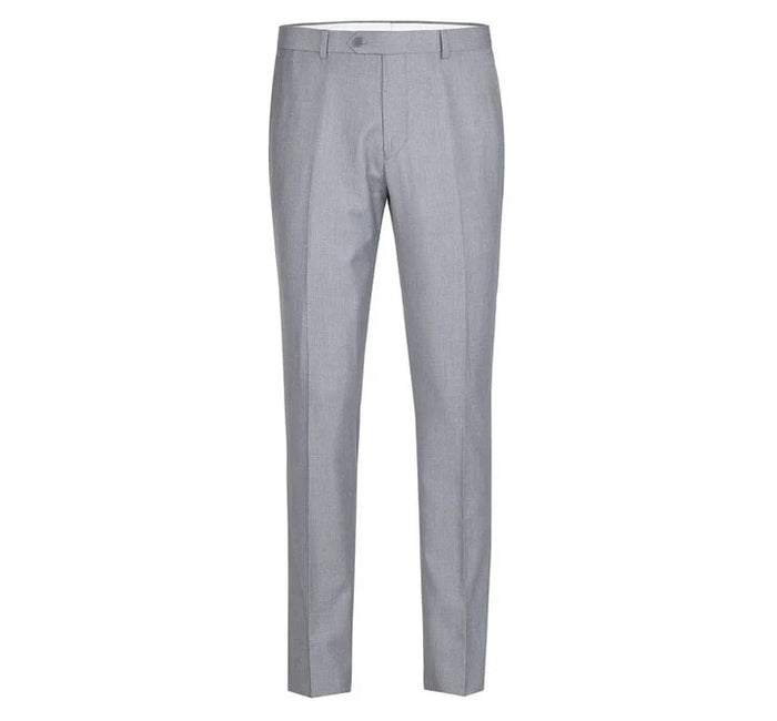 Light Grey Slim Fit Two Button Wedding Suit