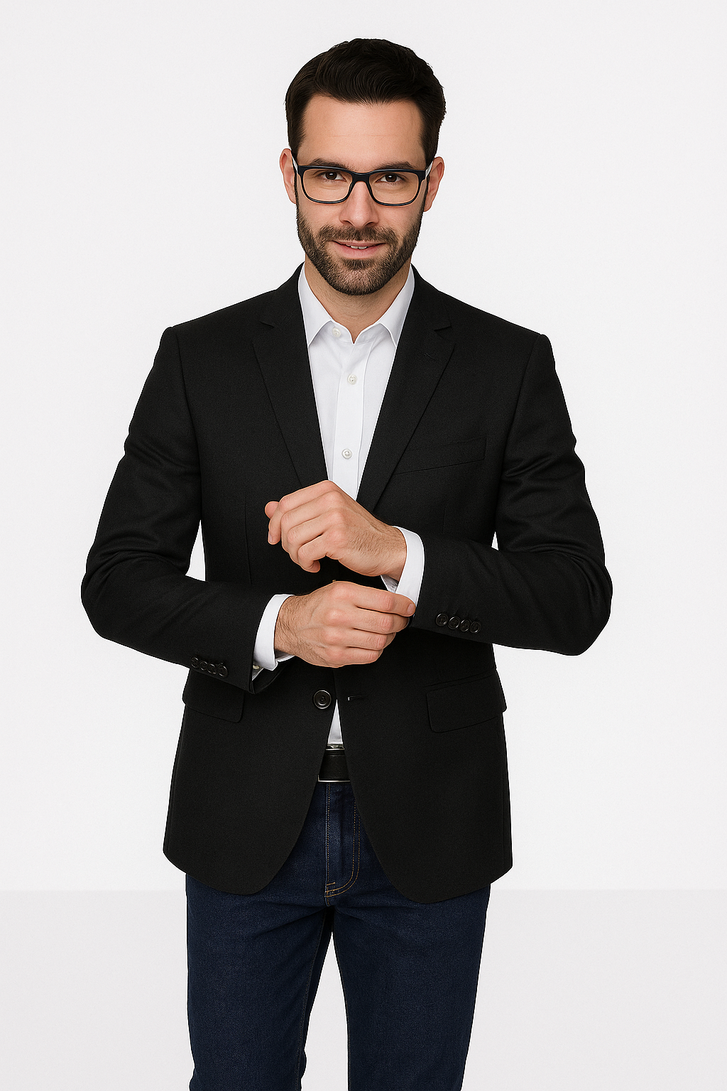 Men's Summer Linen Light Weight Blazer ~ Sport coat ~ Jacket Black Men's Summer Linen Light Weight Blazer ~ Sport coat ~ Jacket Black