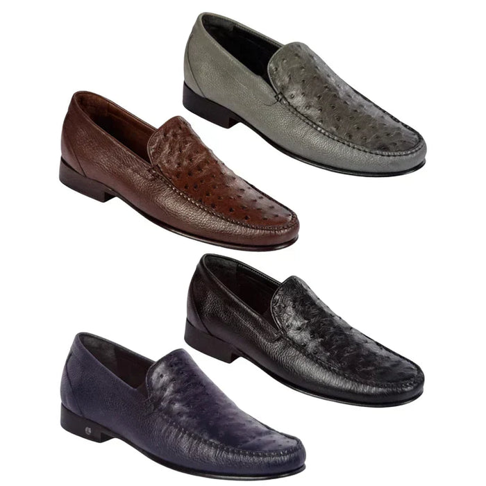 Lombardy Caiman Belly & Calfskin Loafers