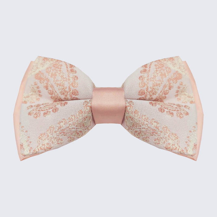 Pink Paisley Tuxedo with Shawl Lapel – 4 Piece Set