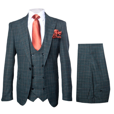 ROSSI MAN Slim Fit 3 Piece Suit Max RM1788