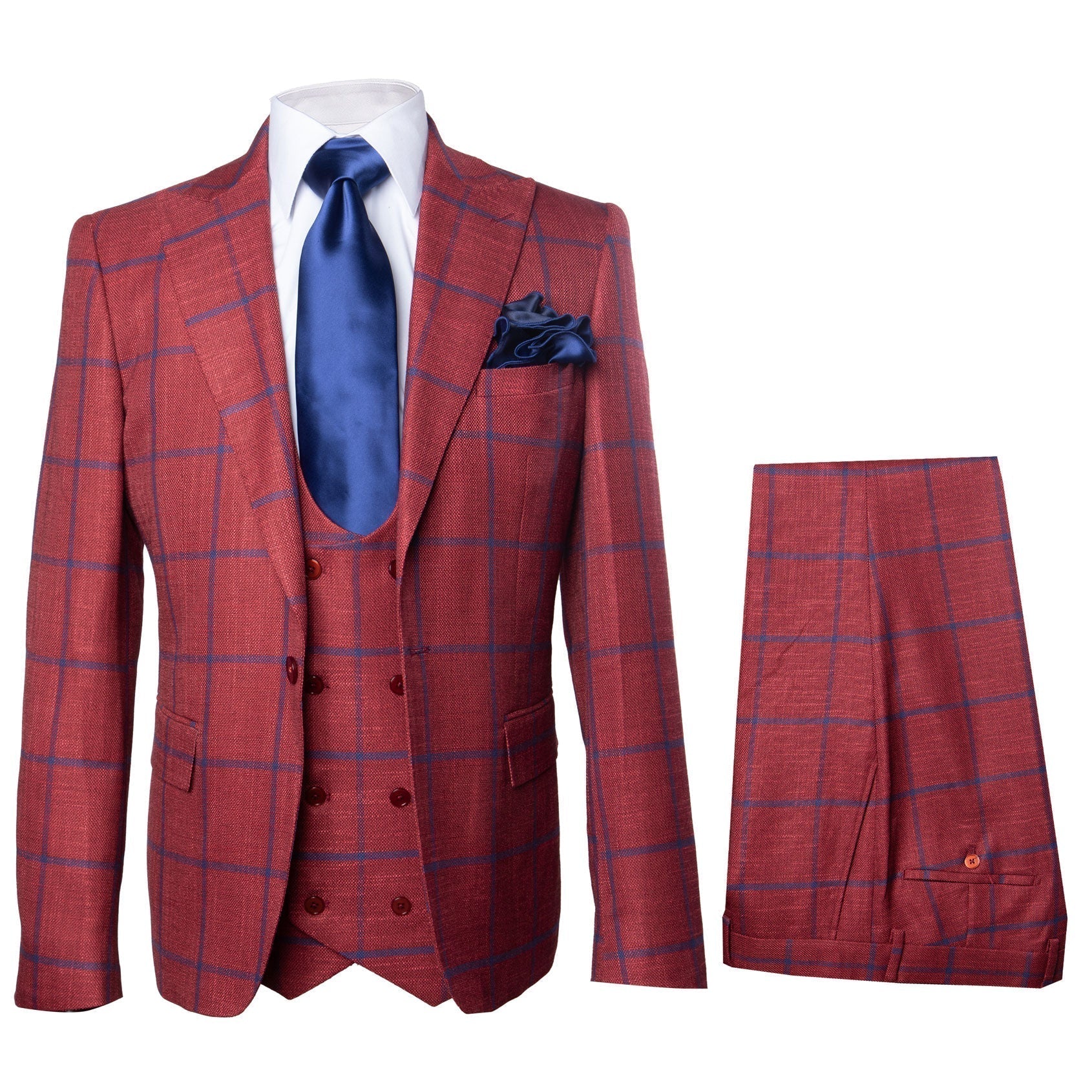 Rossi Man Slim 3 Piece Suit Max RM1842