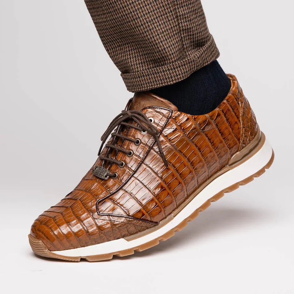 Marco Di Milano Alonzo Caiman Crocodile Sneakers