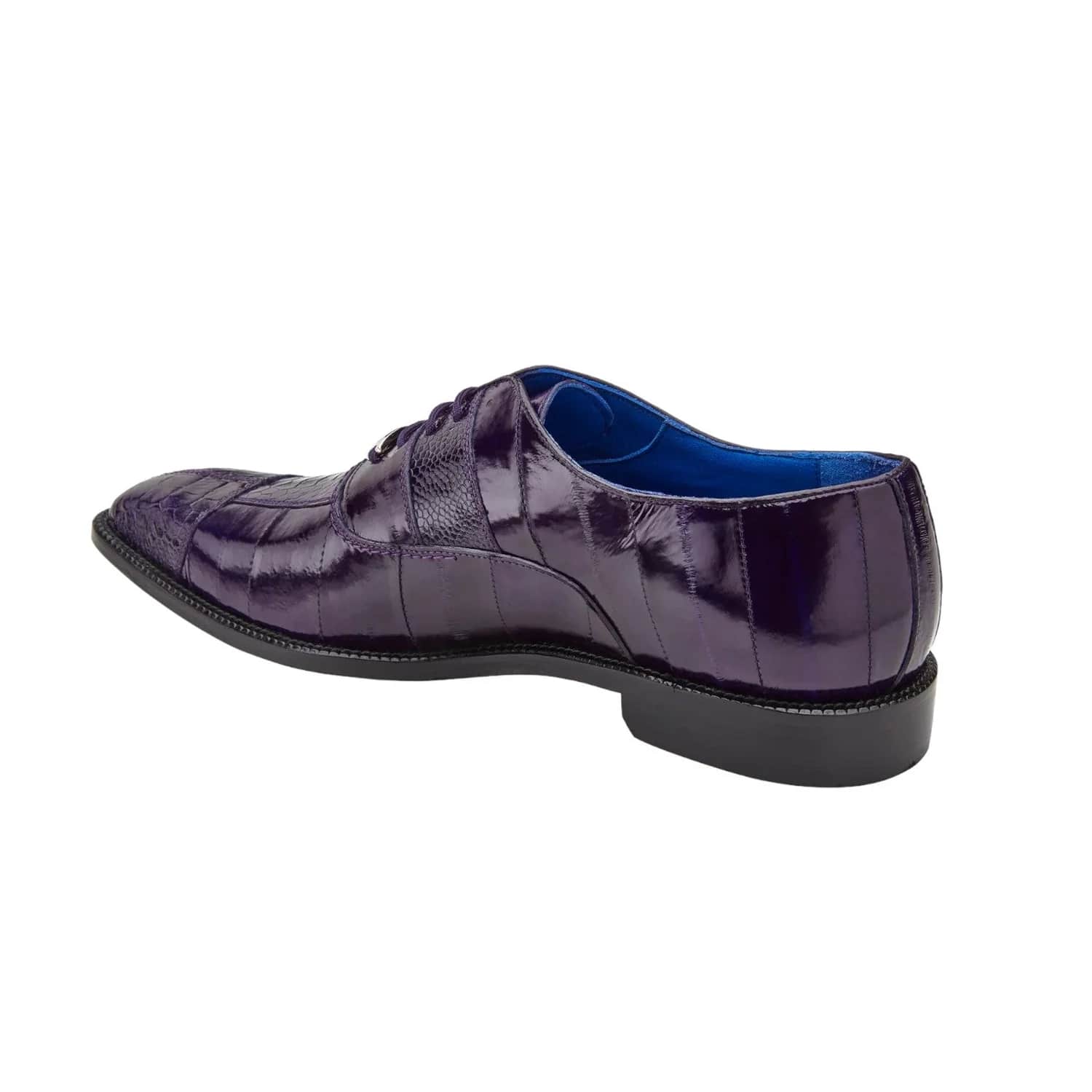 Belvedere Mare Ostrich & Eel Split-Toe Oxfords