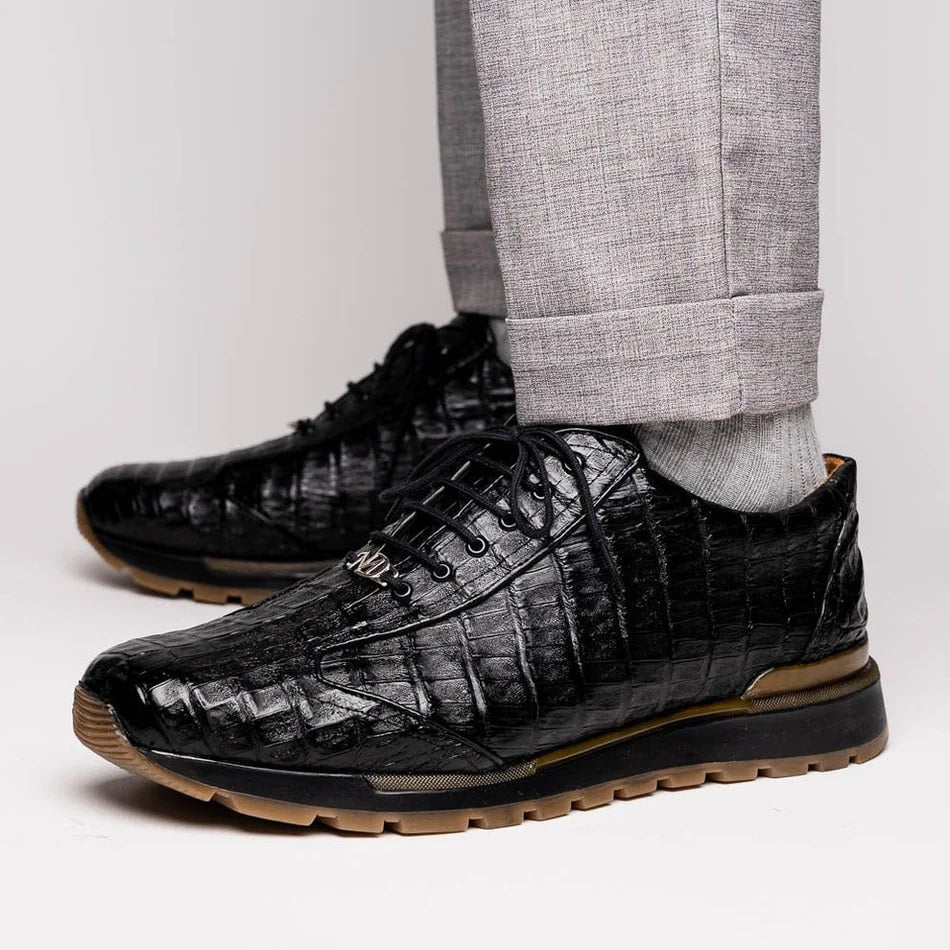 Marco Di Milano Alonzo Caiman Crocodile Sneakers