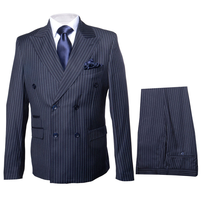 ROSSI MAN MILANO RM1223 Blue Pinstripe Suit
