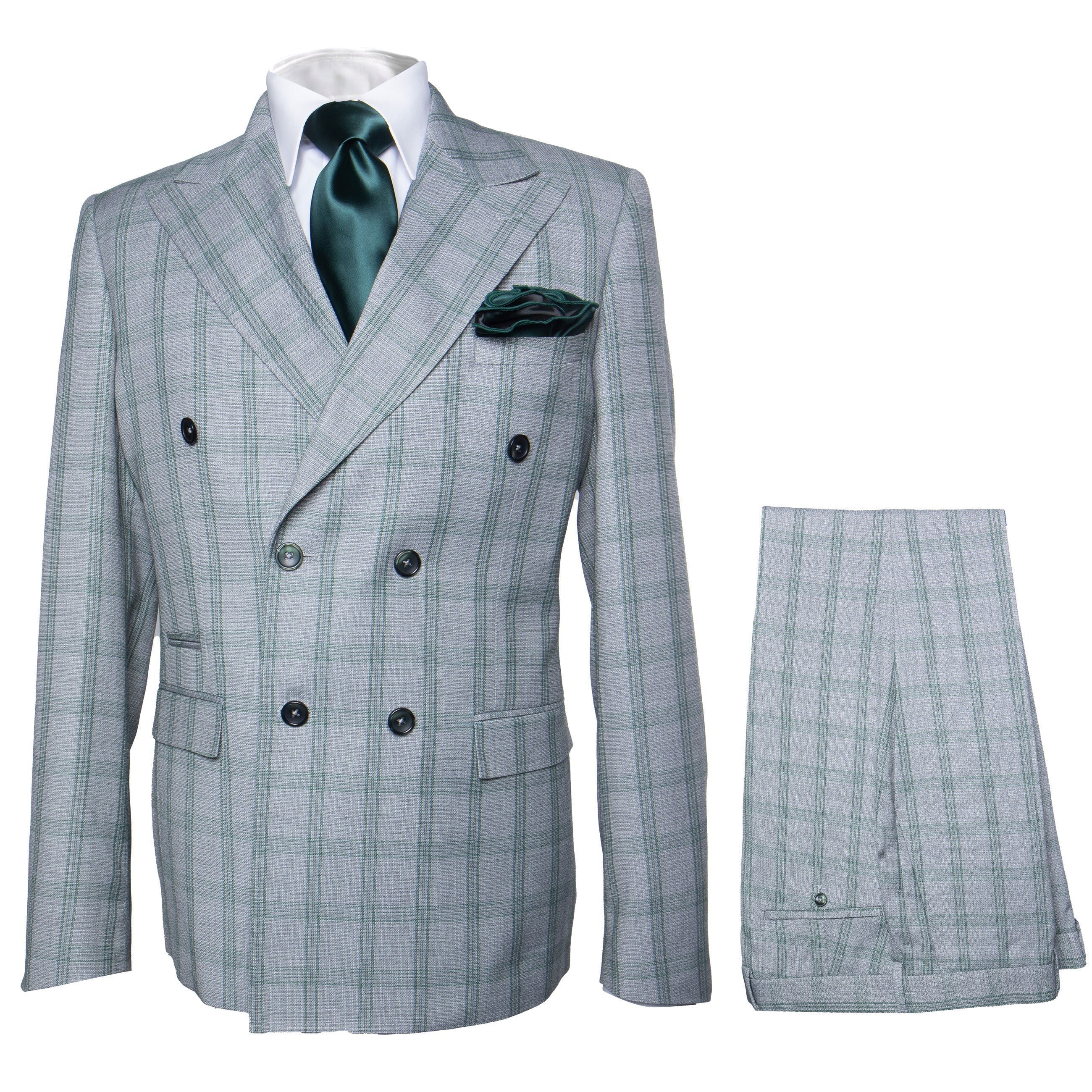 Rossi Man Milano Slim Fit Double Breasted Suit