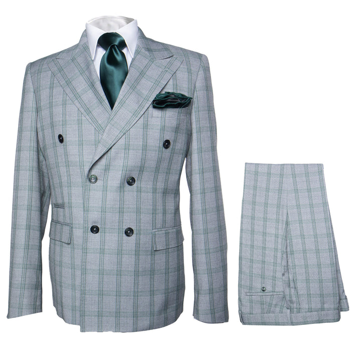 Rossi Man Milano Slim Fit Double Breasted Suit