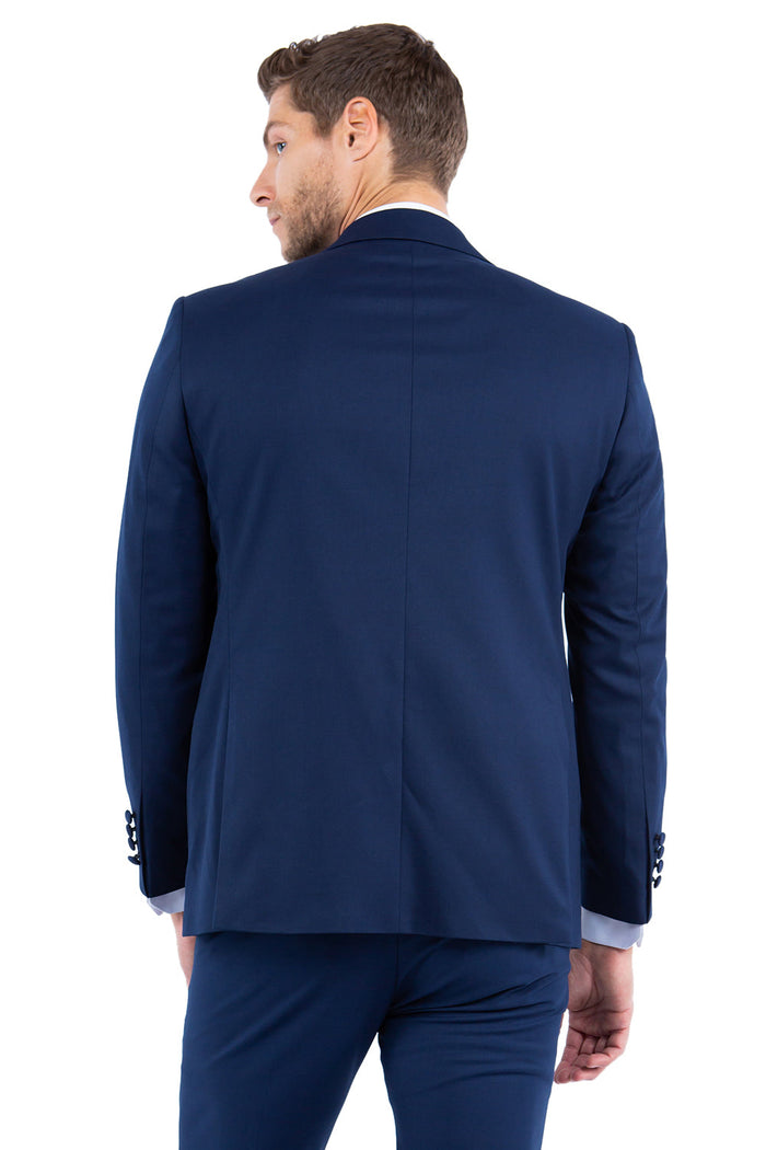 Men's Navy Notch Lapel Tuxedo Jacket