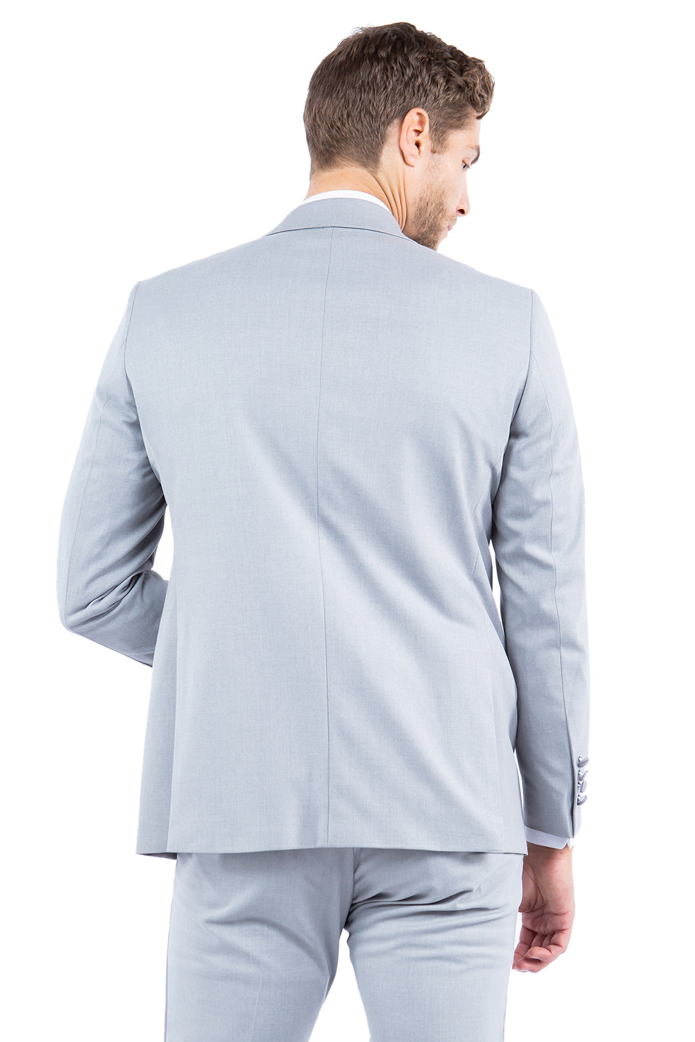 Men's Gray Notch Lapel Tuxedo Jacket