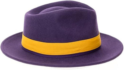 Grayson Fedora Crushable Australian Wool Purple Hat