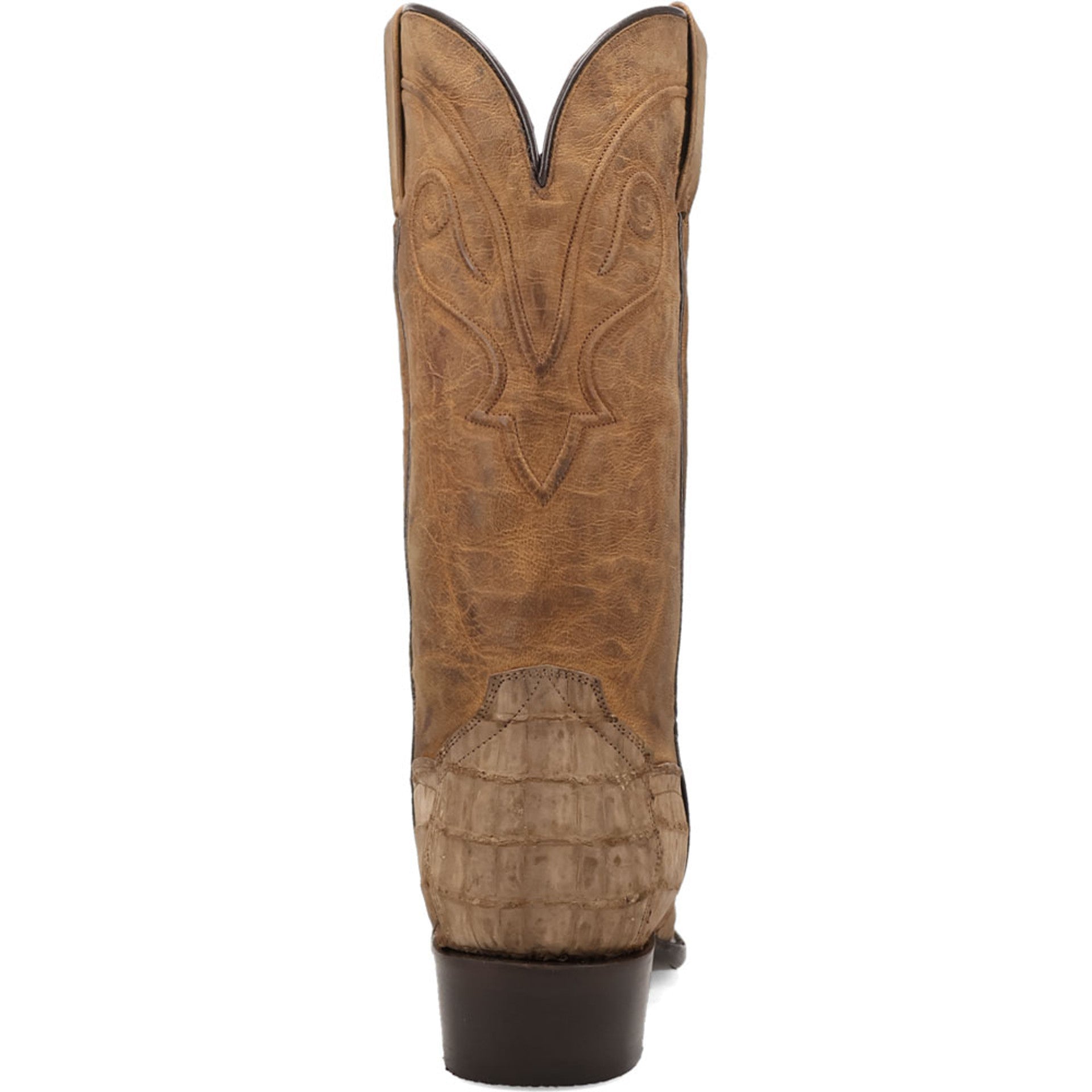 Dan Post Makara Caiman Leather Boot - Brown