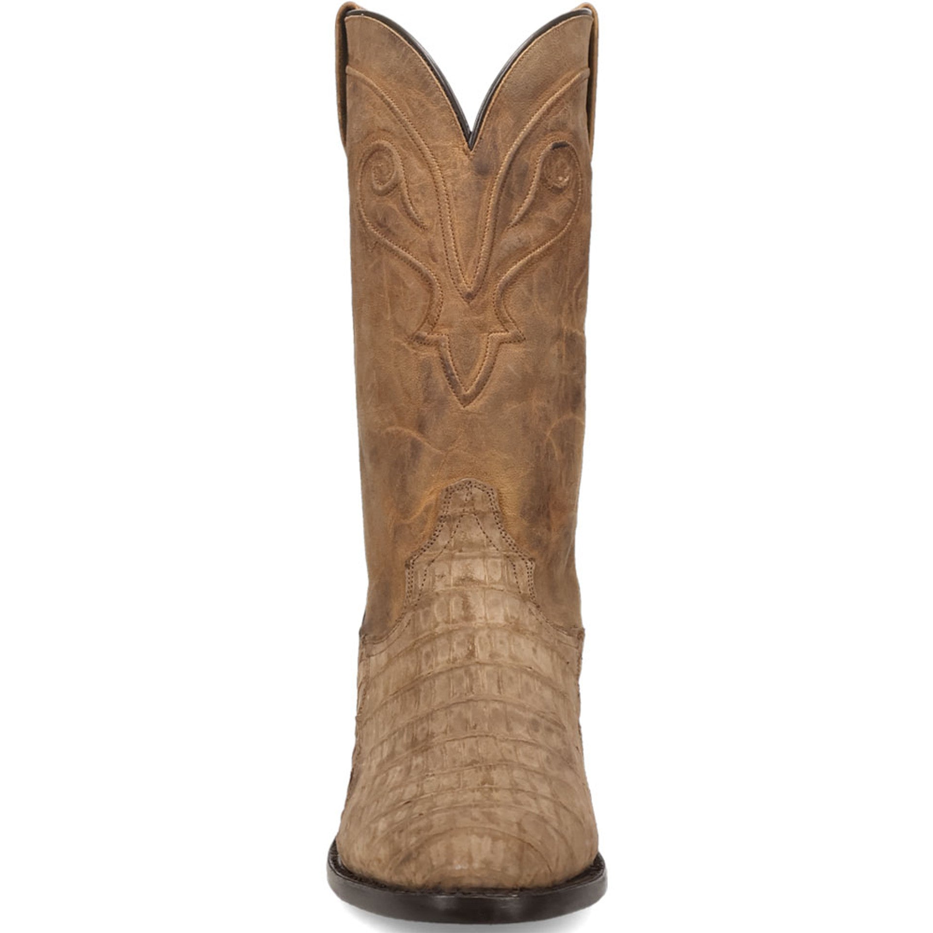 Dan Post Makara Caiman Leather Boot - Brown