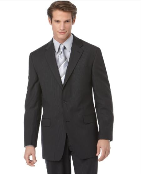 Authentic Tiglio Brand Suit, Tonal Stripe ~ Pinstripe - High End Suits - High Quality Suits