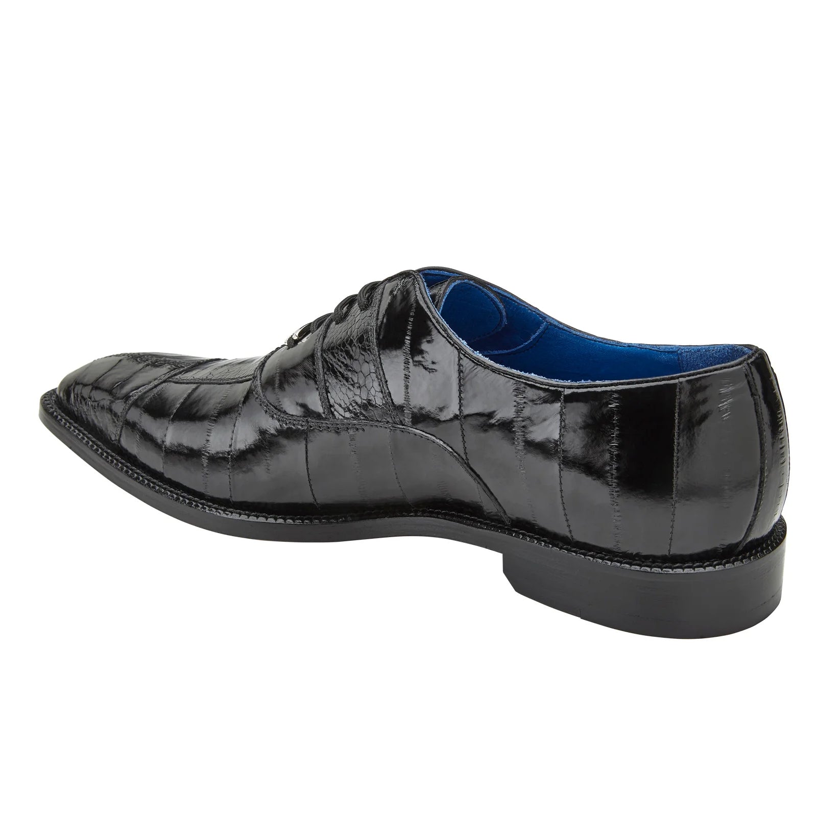 Belvedere Mare Ostrich Leg & Eel Skin Dress Shoe