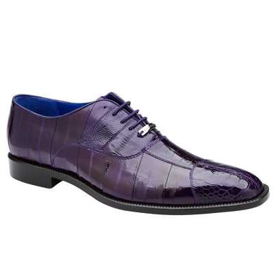 Belvedere Mare Ostrich & Eel Dress Shoe