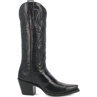 Maria 13 Snip Toe Black Leather Boot by Dan Post