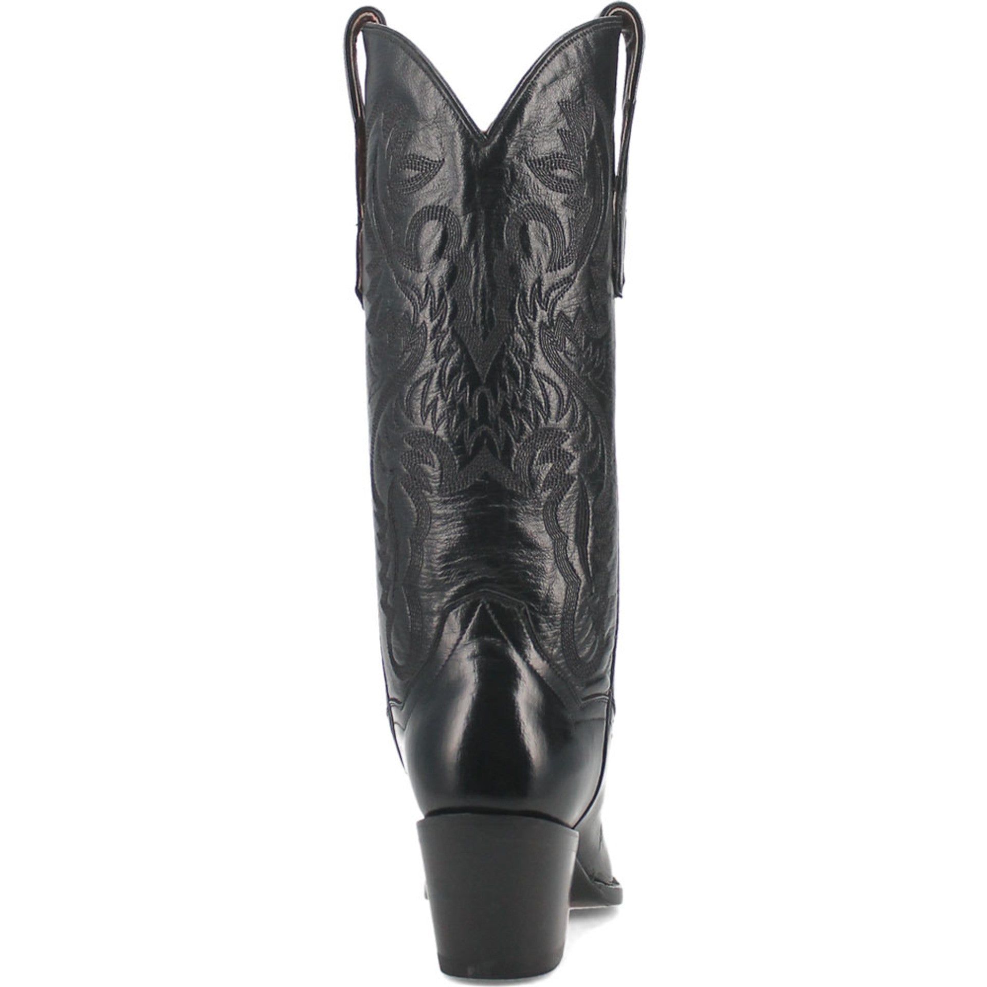 Maria 13 Snip Toe Black Leather Boot by Dan Post